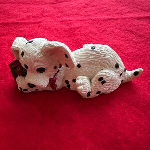 Kathy Wise Enesco Christmas Dalmatian Dog figure decoration